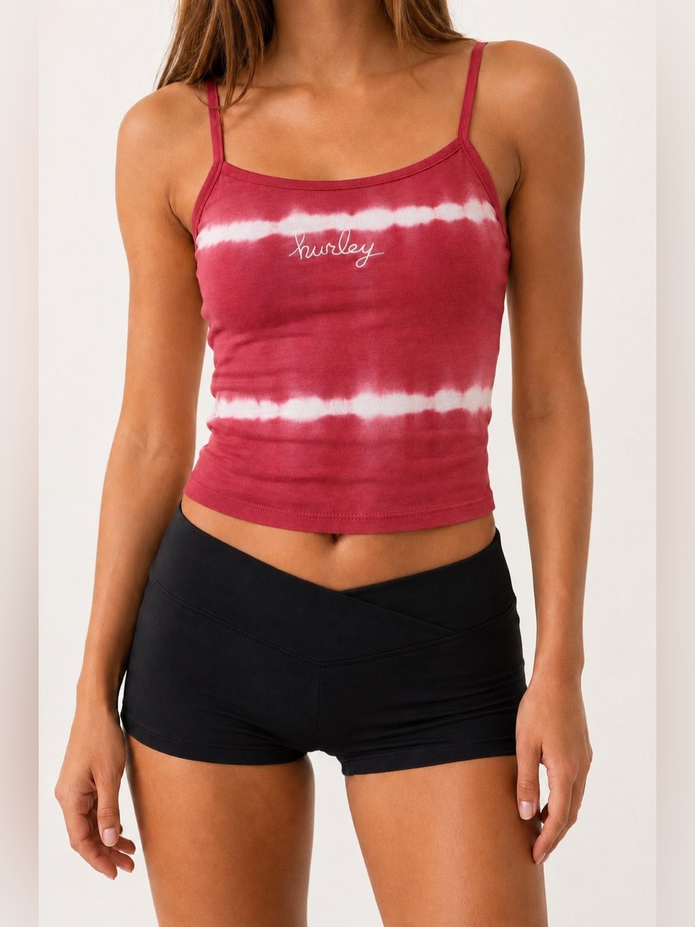NWT Hurley Autograph Eazy Tie Dye Crop Tank Top XS $33